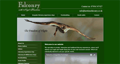 Desktop Screenshot of hawkinsfalconry.co.uk